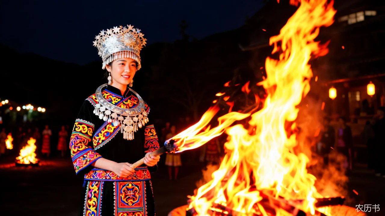 彝族民俗文化里的火把节,属羊的女生怎么过才能运势旺、人缘好 彝族民俗文化里的火把节,属羊的女生怎么过才能运势旺、人缘好